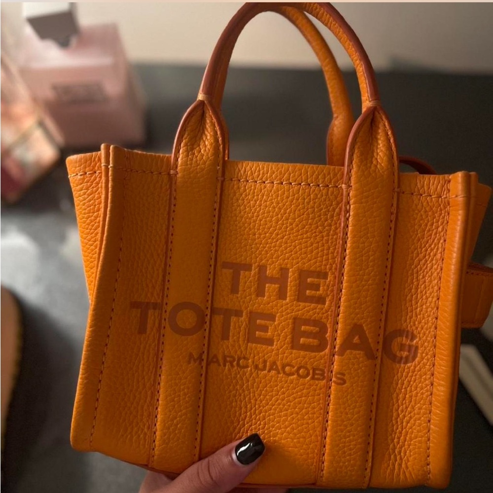 Marc Jacobs Vibrant Orange Tote Bag